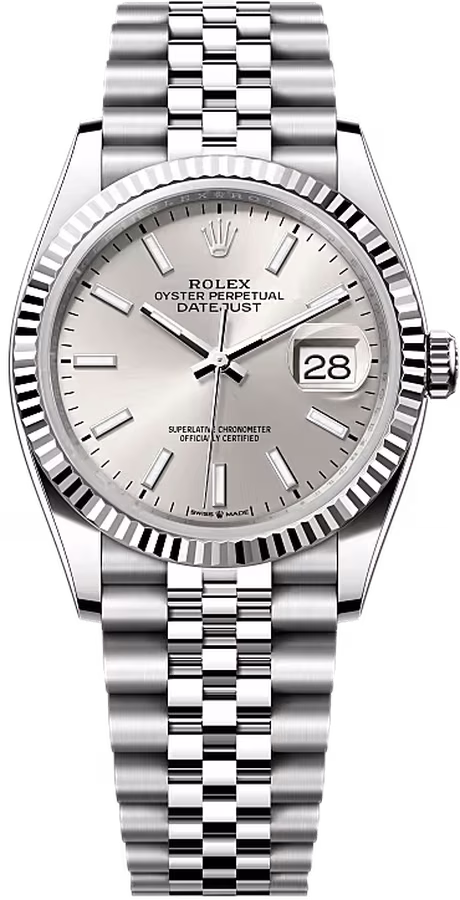 Rolex Datejust 36 with a fluted bezel